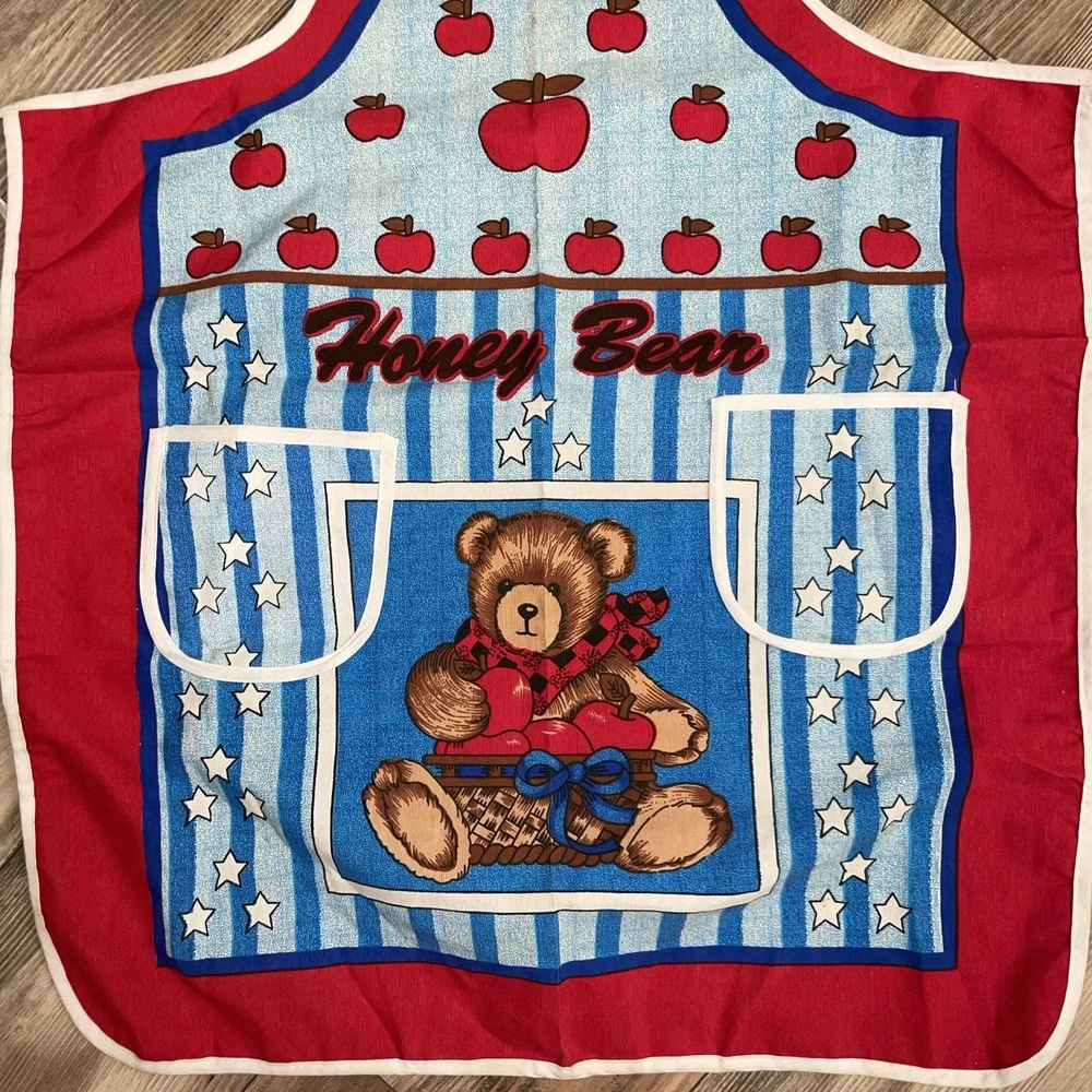 Vintage Apron Unitex Houston Honey‎ Bear